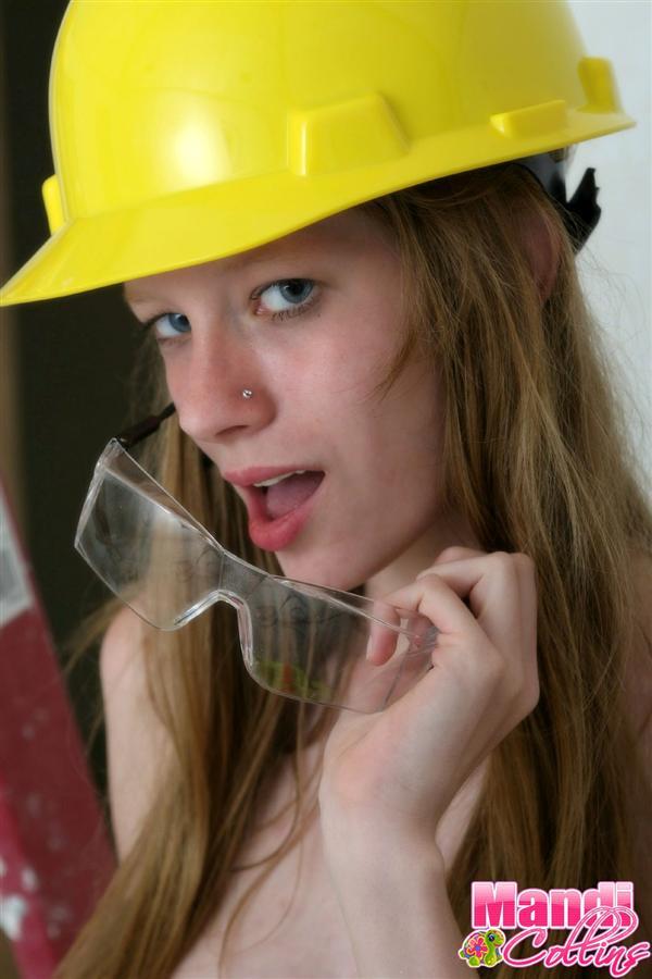 Pictures of teen Mandi Collins fixing stuff #59195735