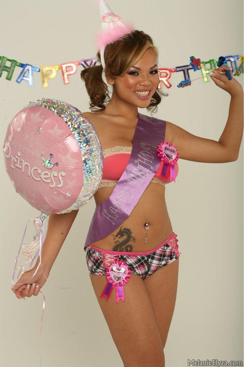 Pictures of teen hottie Melanie Elyza celebrating her birthday #59472566