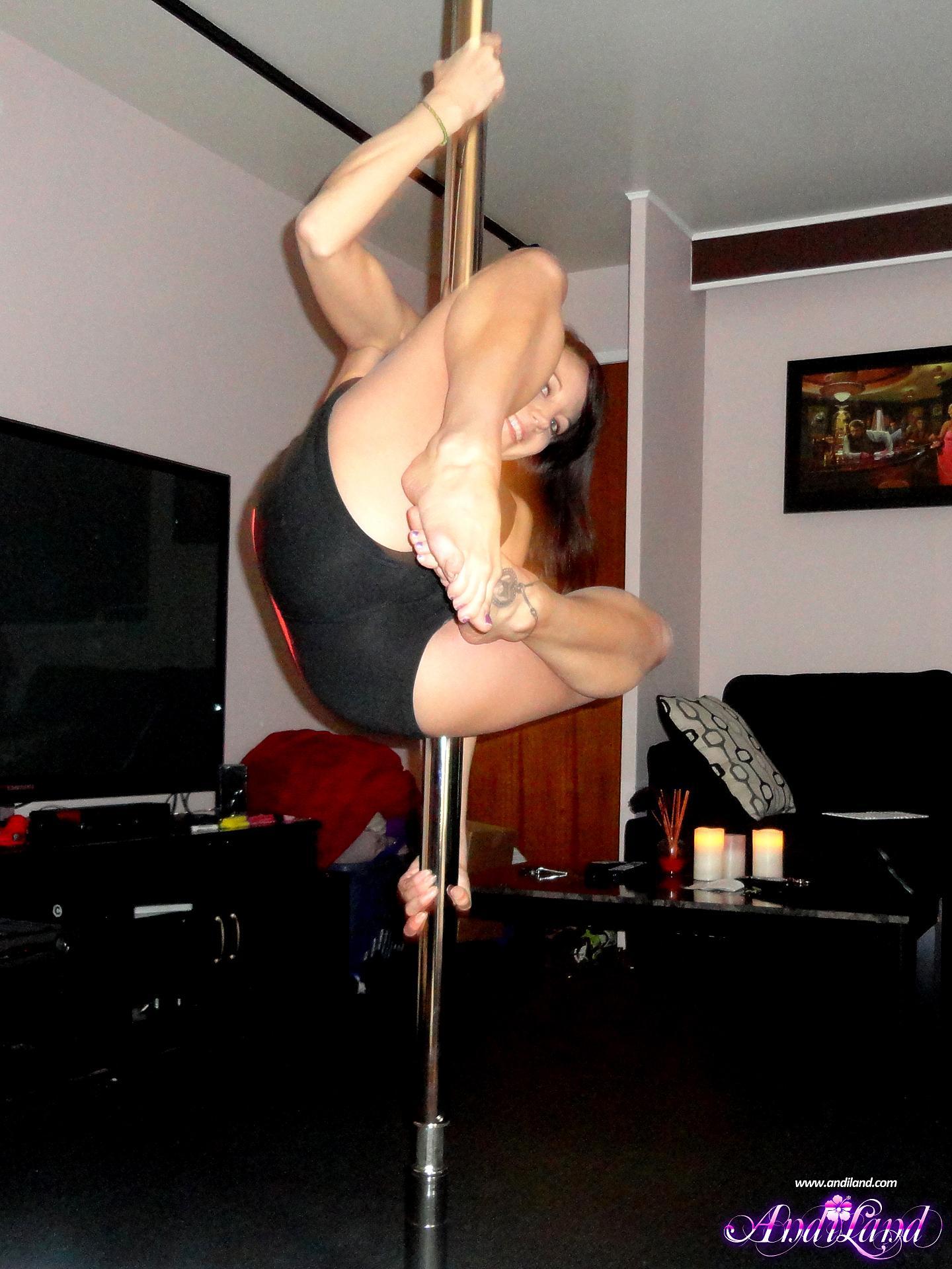 Pictures of hot teen Andi Land working the stripper pole #53141383