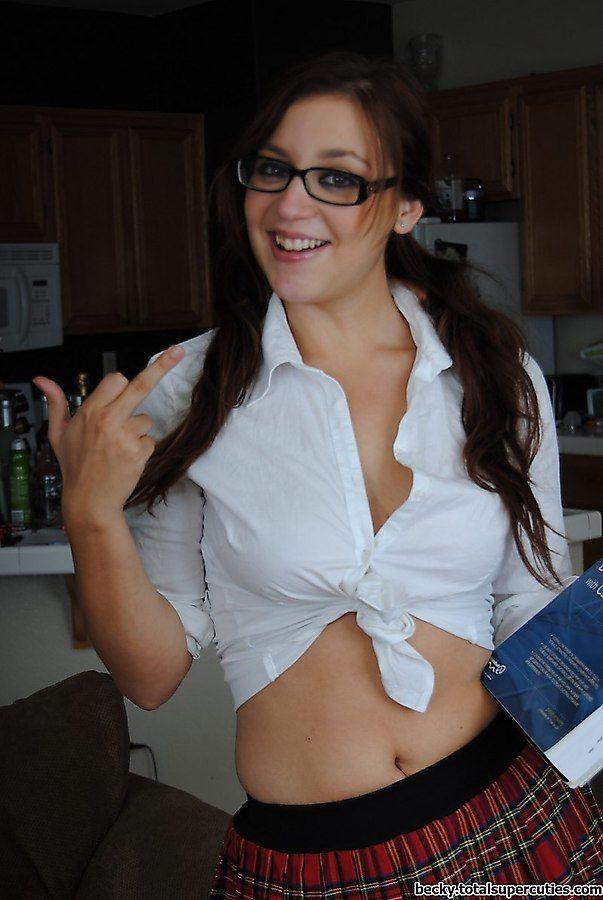 Pictures of schoolgirl Becky stripping for you #53421221