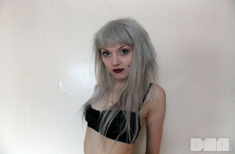Blonde alt girl Lovisa Grey gives you a slow striptease in her lingerie #59108561
