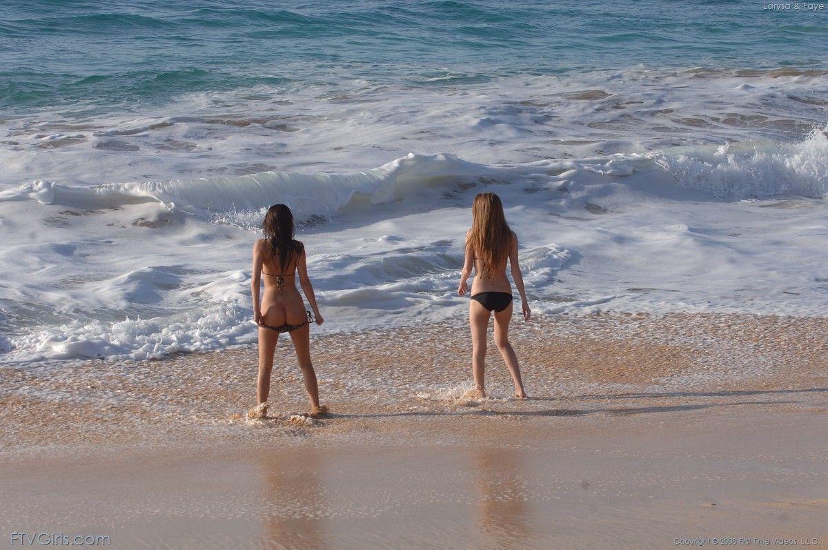 Pictures of two hot girls going for a naked swim #60448308