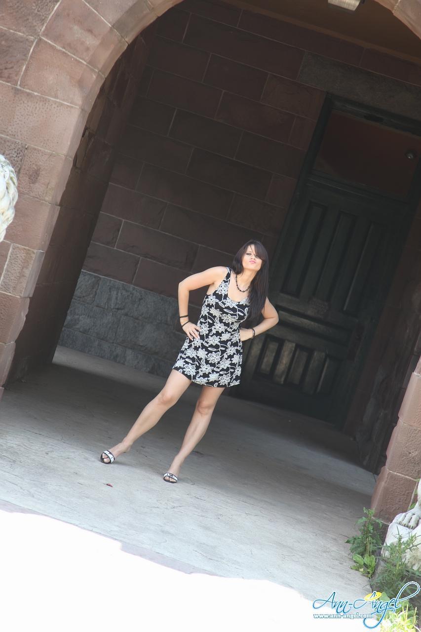 Pictures of Ann Angel giving you candid pics from her trip to a castle #53218526
