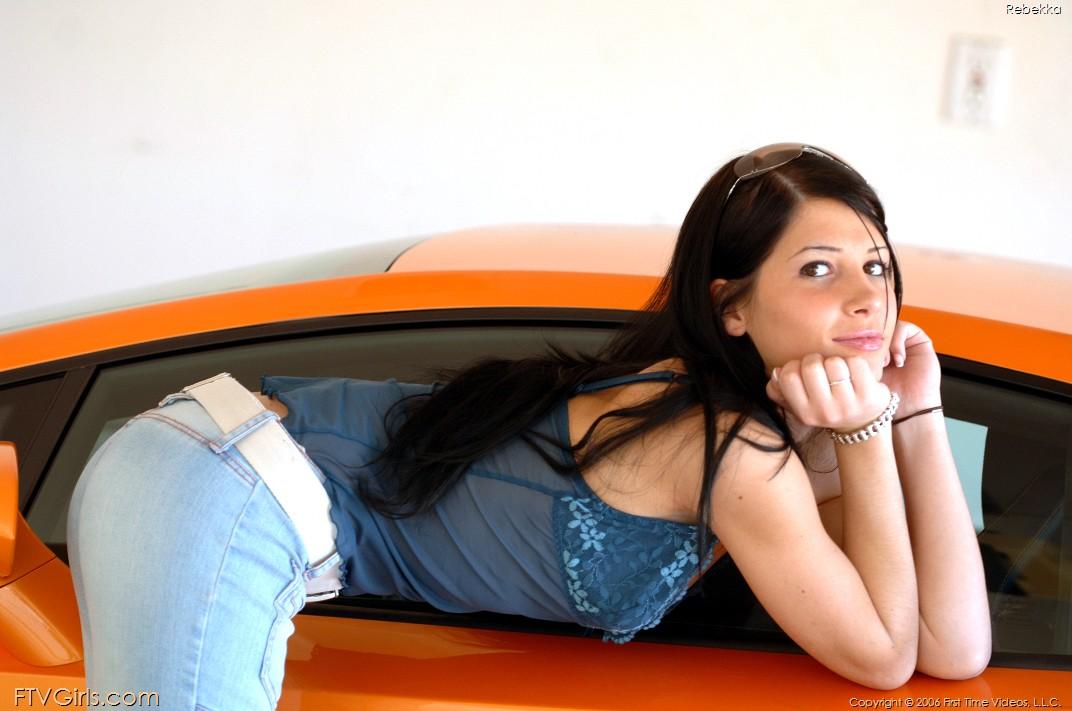 Hot latina teen with a car #59864172