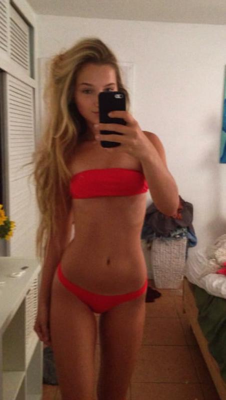 Hot college coeds take selfies of their amazing bodies at home #60710722