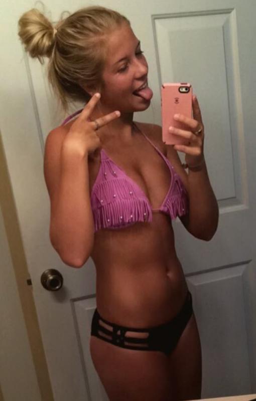 Hot college coeds take selfies of their amazing bodies at home #60710750