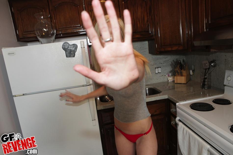 Blonde amateur Emily Kae films a hot sex tape at home #54231178