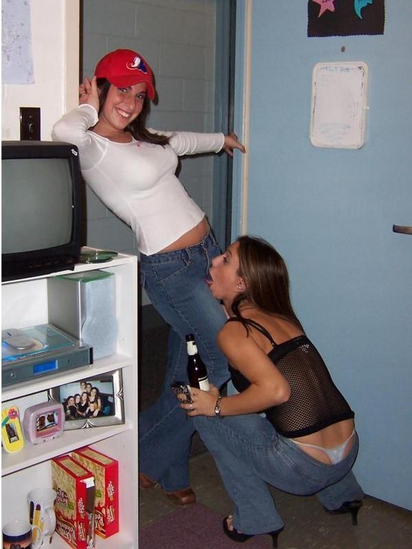 Hot college babes go wild while partying #60349022