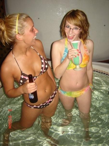 Hot college babes go wild while partying #60349222