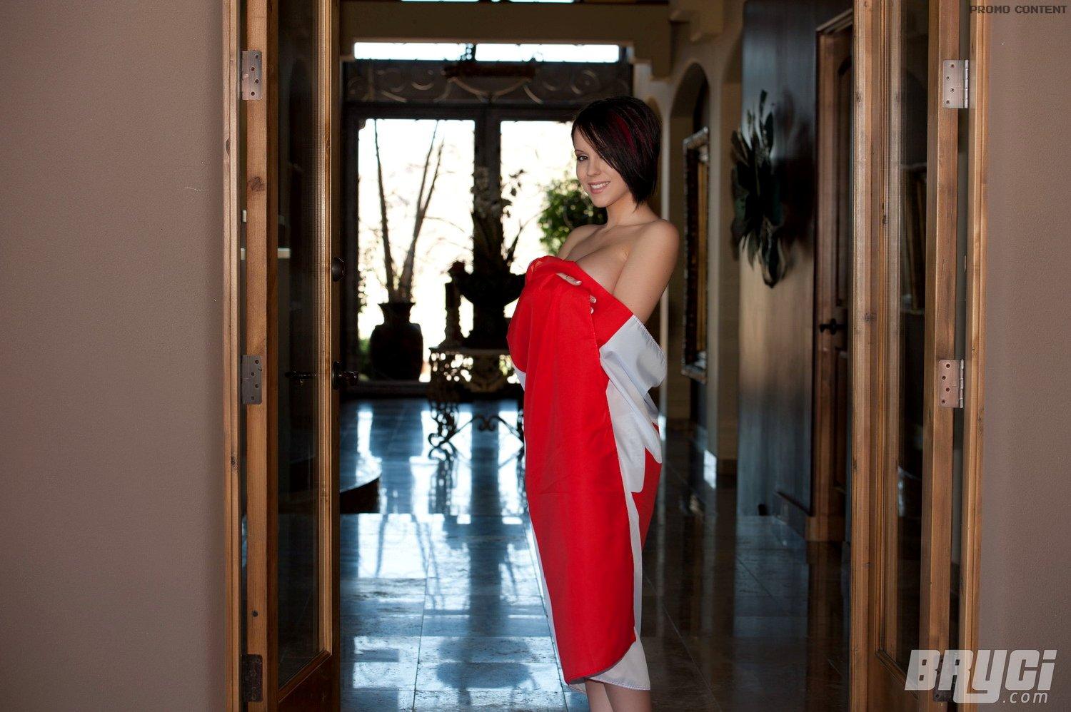 Bryci shows her love for Canada! #53572023