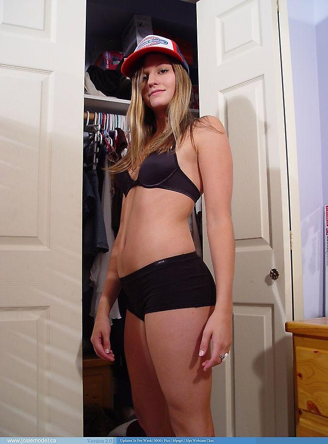Pictures of Josie Model trying on her hats #55681802