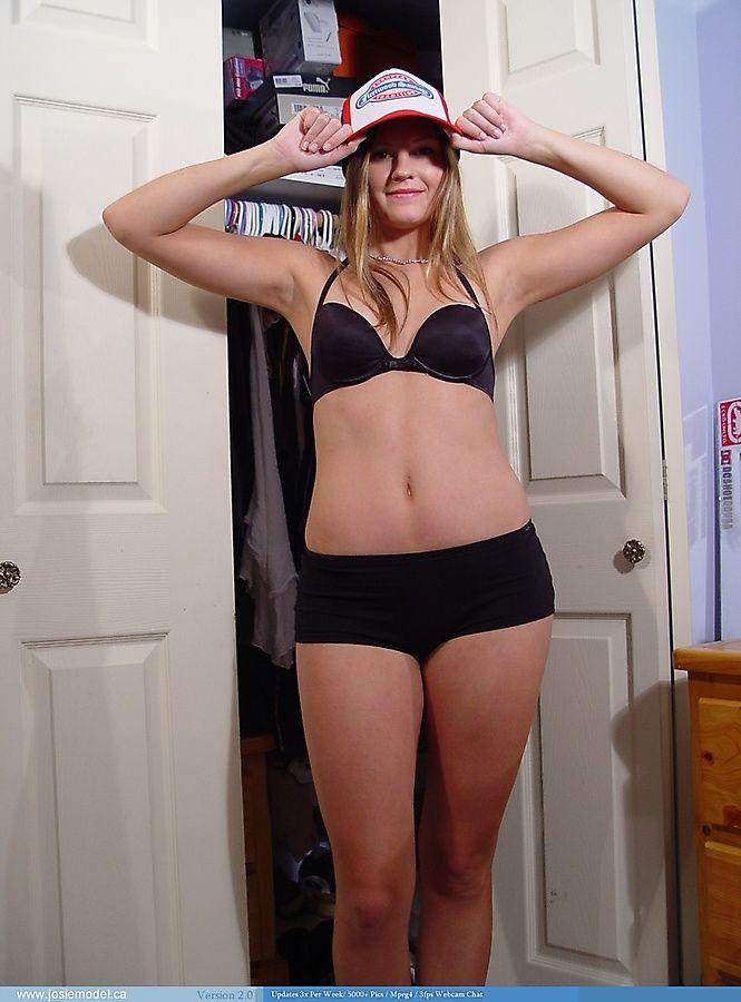 Pictures of Josie Model trying on her hats #55681827