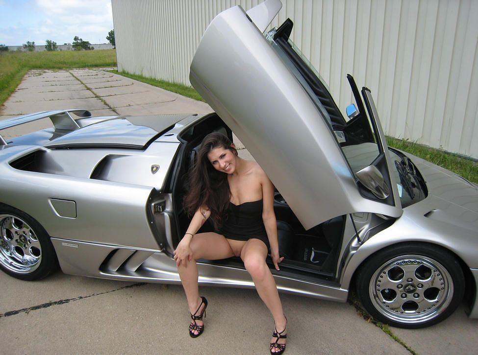 Pictures of Pretty Marie exposing herself with a car #59836998