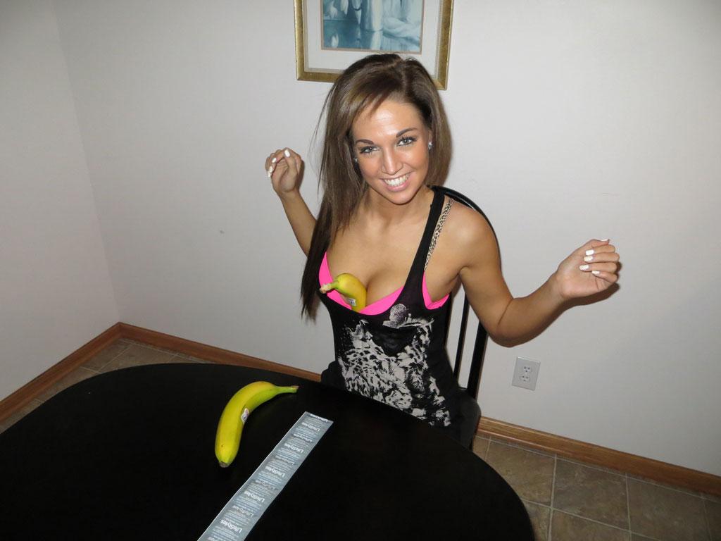 Val Midwest has some fun with bananas and condoms #60124200