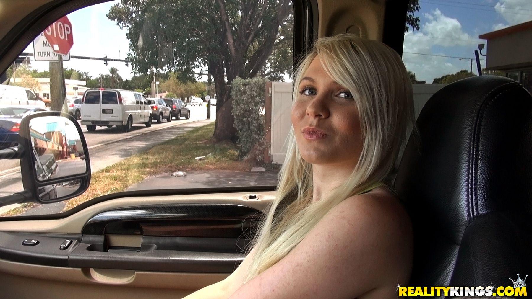Blonde teen Olivia Kasady gets picked up on the street #60823595