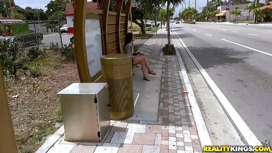 Amateur girl Izzy Champayne gets picked up in public #60824842