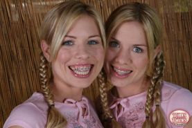 The Hot Blonde Texas Twins Want To Seduce You With Their Panties And Socks
