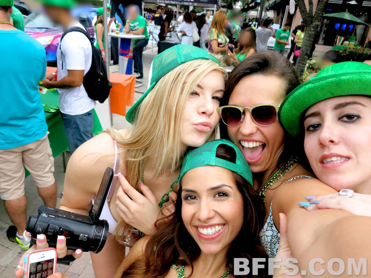 Kelsi Monroe and her friends celebrate St Patrick's Day with sex #58718655