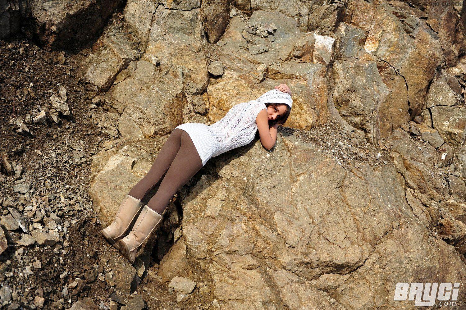 Pictures of Bryci being naughty on the rocks #53575647