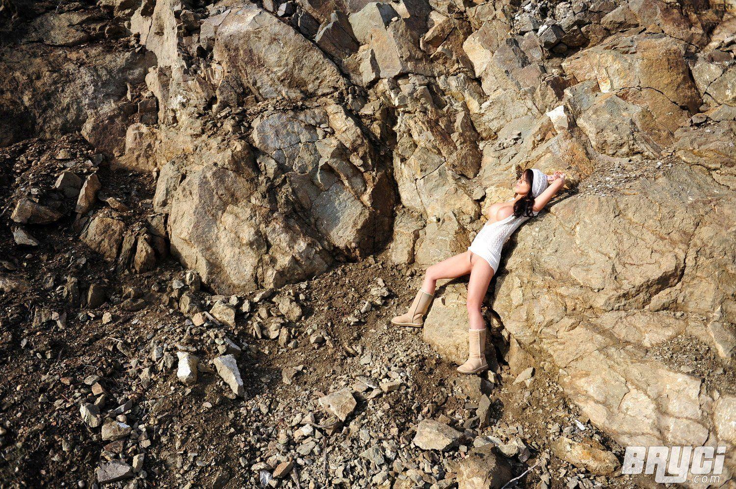 Pictures of Bryci being naughty on the rocks #53576066