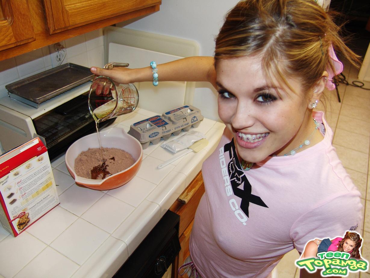 Teen topanga makes a mess in the kitchen #60082382