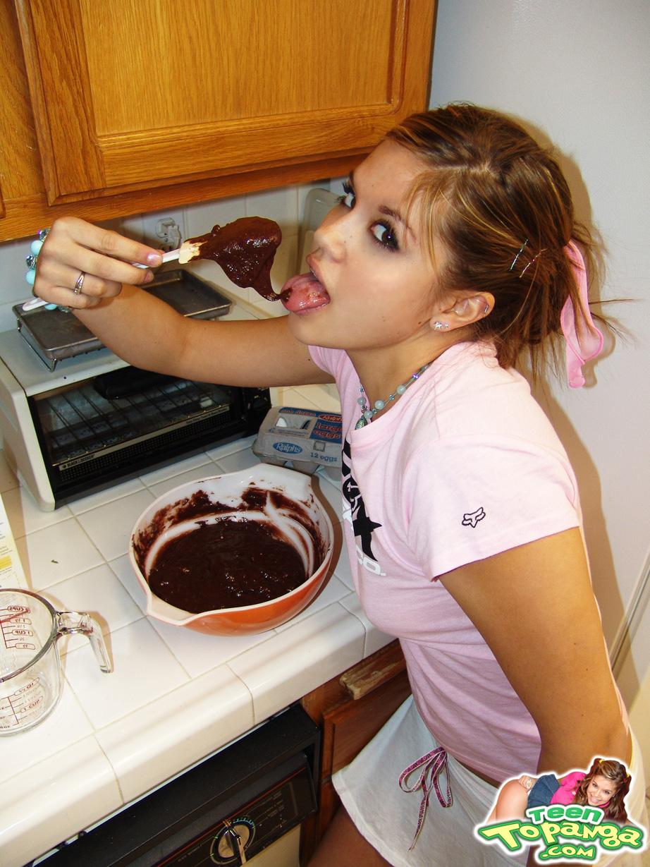 Teen topanga makes a mess in the kitchen #60082404