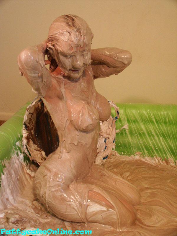 Pictures of Pattycake getting messy with a pie #59955045