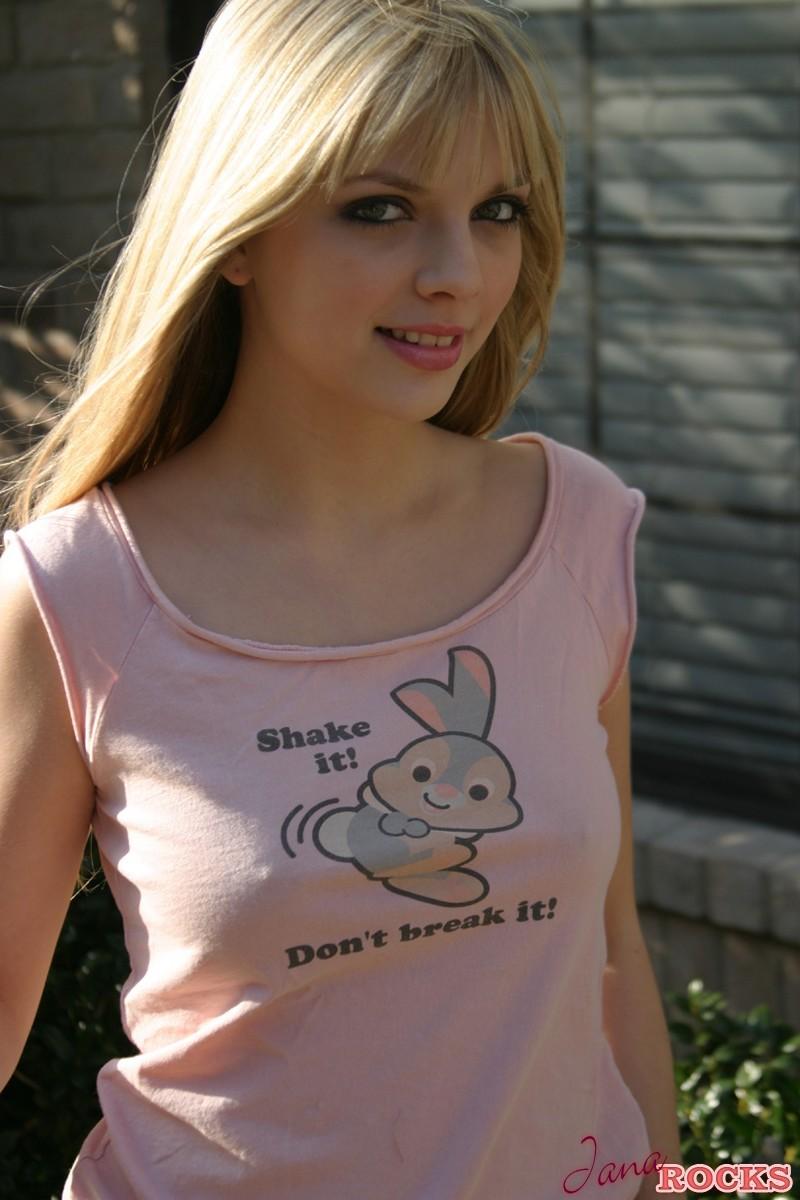 Happy Easter from the sexy blonde teen Jana Rocks #55083827