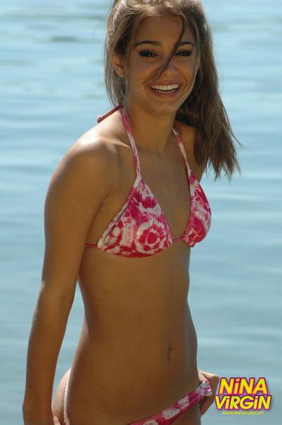 Pictures of teen chick Nina Virgin looking hot in a bikini #59799749