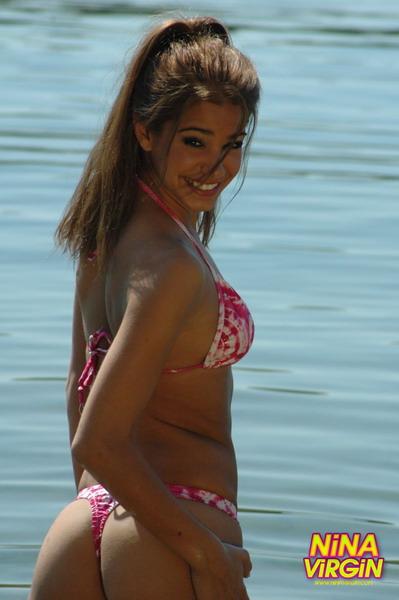 Pictures of teen chick Nina Virgin looking hot in a bikini #59799821