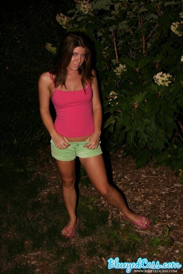 Pictures of Blueyed Cass showing you her pink panties #53460816