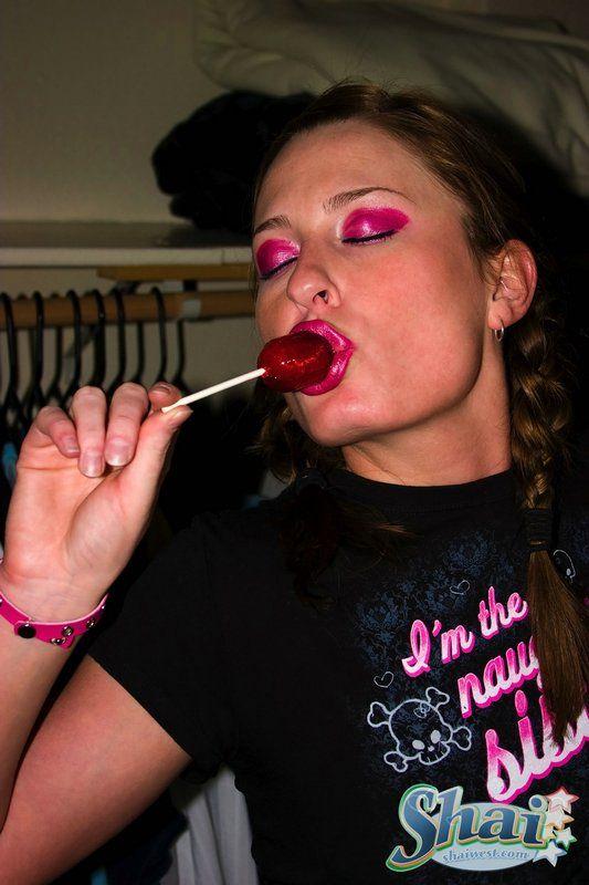 Pictures of teen hottie Shai West sucking on a lollipop #59957032