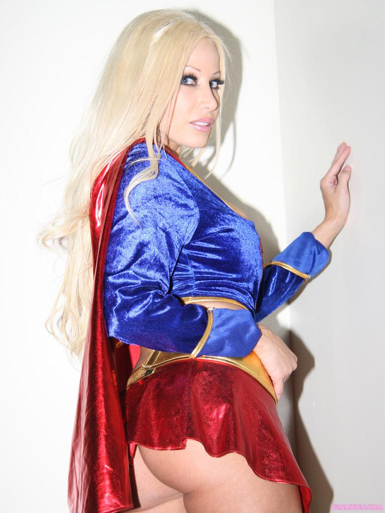 Gina Lynn costumed as Supergirl #54520062