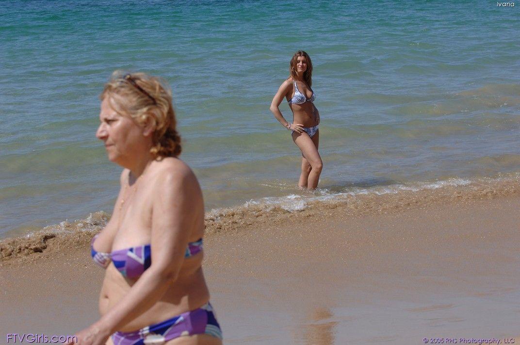 Pics of Ivana strutting around in a bikini #60429808