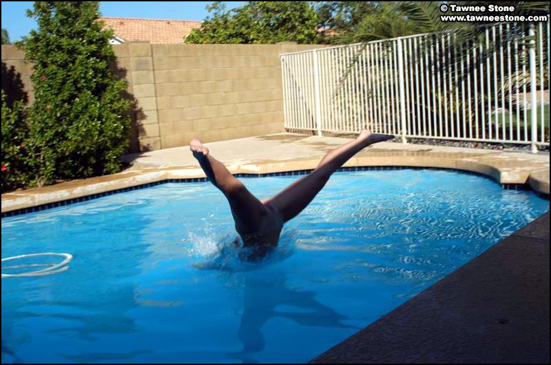 Pictures of Tawnee Stone going for a skinny dip #60063674
