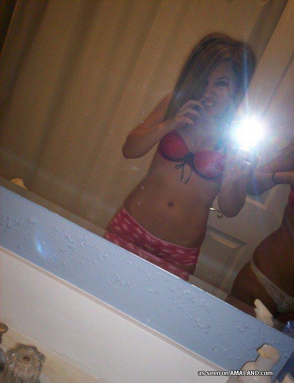 Sexy girlfriends camwhoring in the bathroom #60665750
