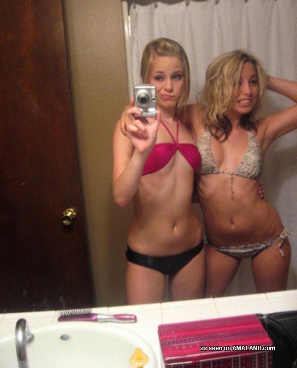 Sexy girlfriends camwhoring in the bathroom #60665838