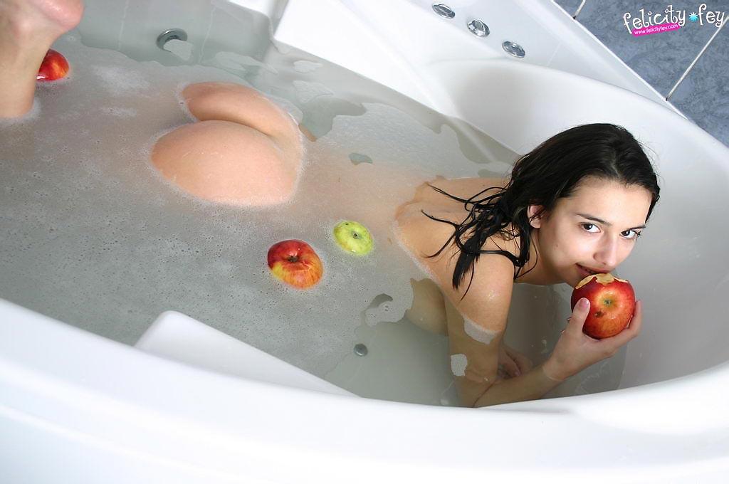 Felicity taking a hot bath #54369555