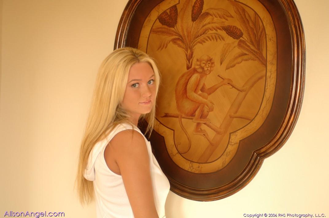 ティーンのポルノガールアリソン天使の写真は、彼女のプッシーを示す
 #53012529