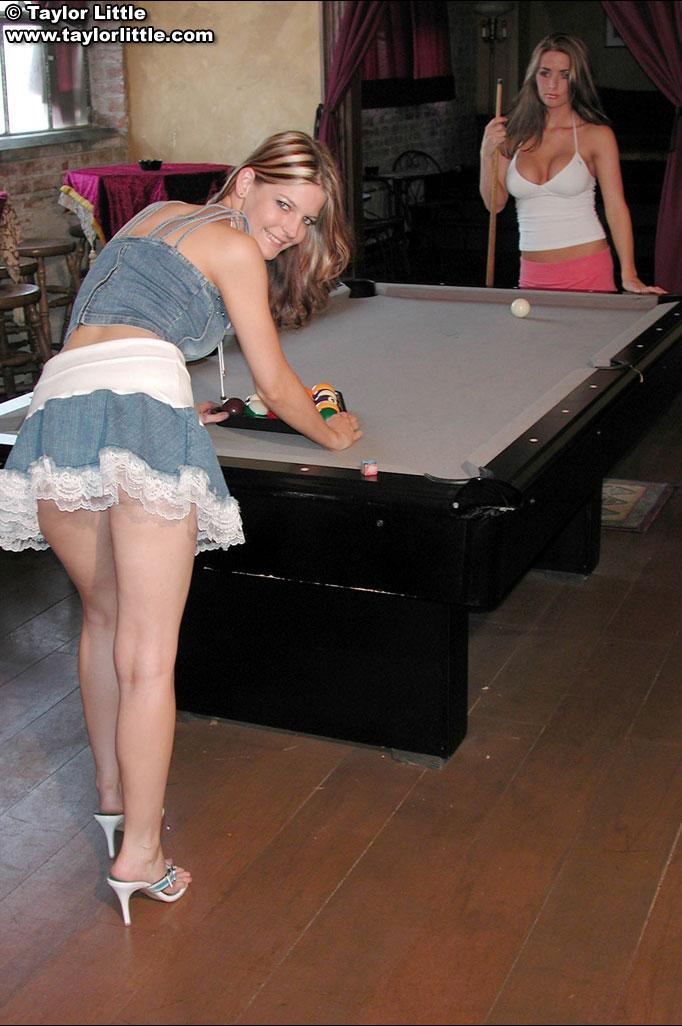 Pics of Taylor Little playing a sexy game of pool with Raimi #60067468