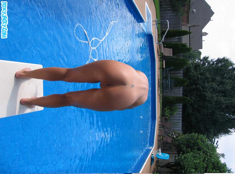 Pictures of teen Foxy Jacky getting naked in the pool #54399346