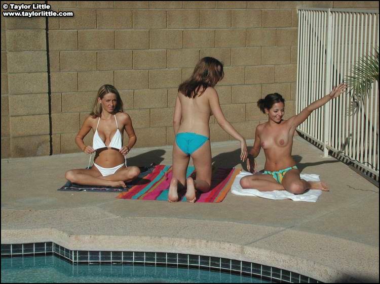 Pictures of Taylor Little having some fun in the sun with her friends #55588009