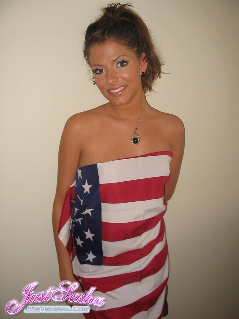 Pictures of Just Sasha gettign kinky this 4th of July #55811063