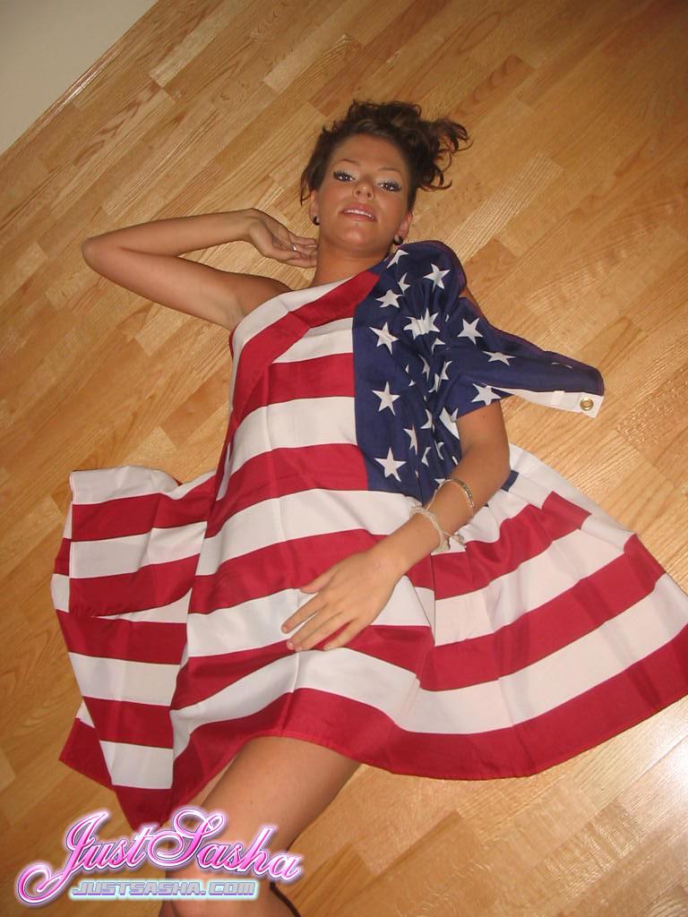 Pictures of Just Sasha gettign kinky this 4th of July #55811356