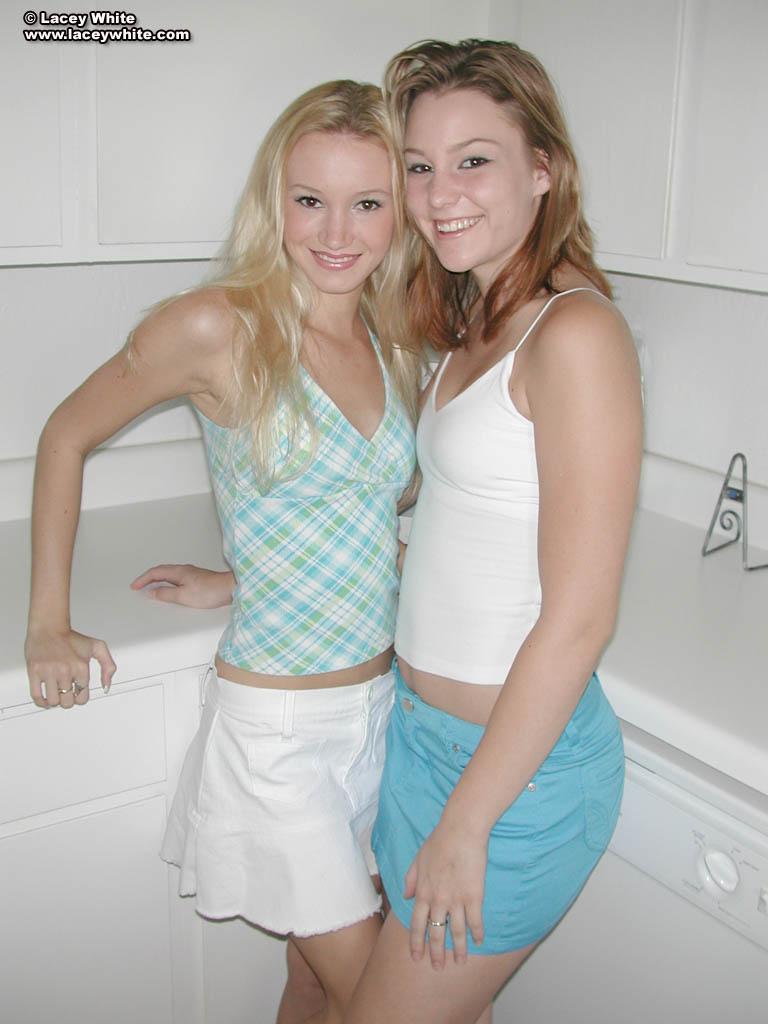 Pictures of Dirty Aly and Lacey White getting it on in the kitchen #54077117