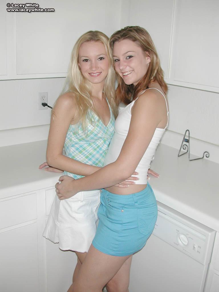 Pictures of Dirty Aly and Lacey White getting it on in the kitchen #54077159