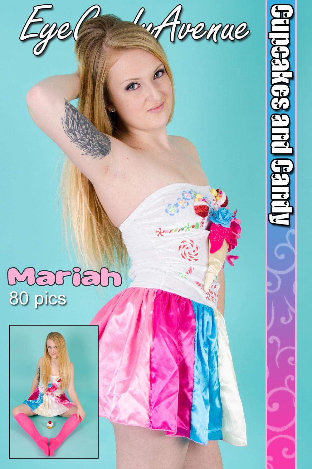 Stunning blonde teen Mariah gives you her sweet cherry cupcake #59229358