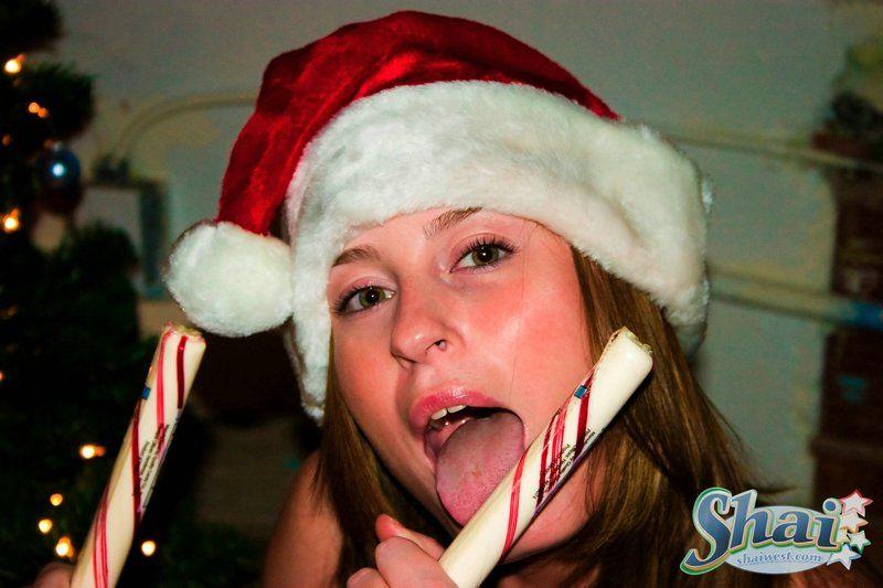 Pictures of teen Shai West celebrating a naughty xmas #59957052