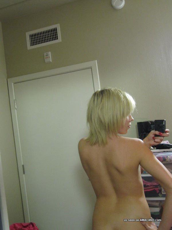 Pictures of a lovely blonde teen taking pics of herself #60717829