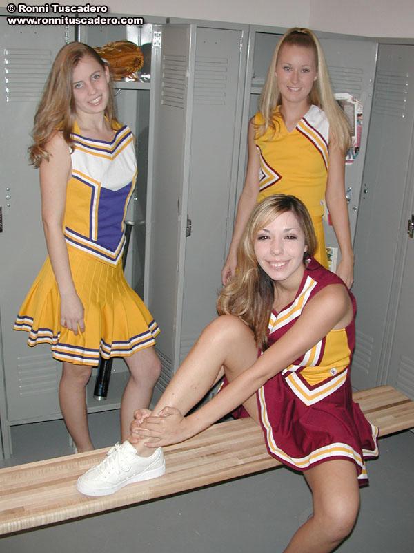 Pictures of cheerleaders being naughty in the locker room #59876250